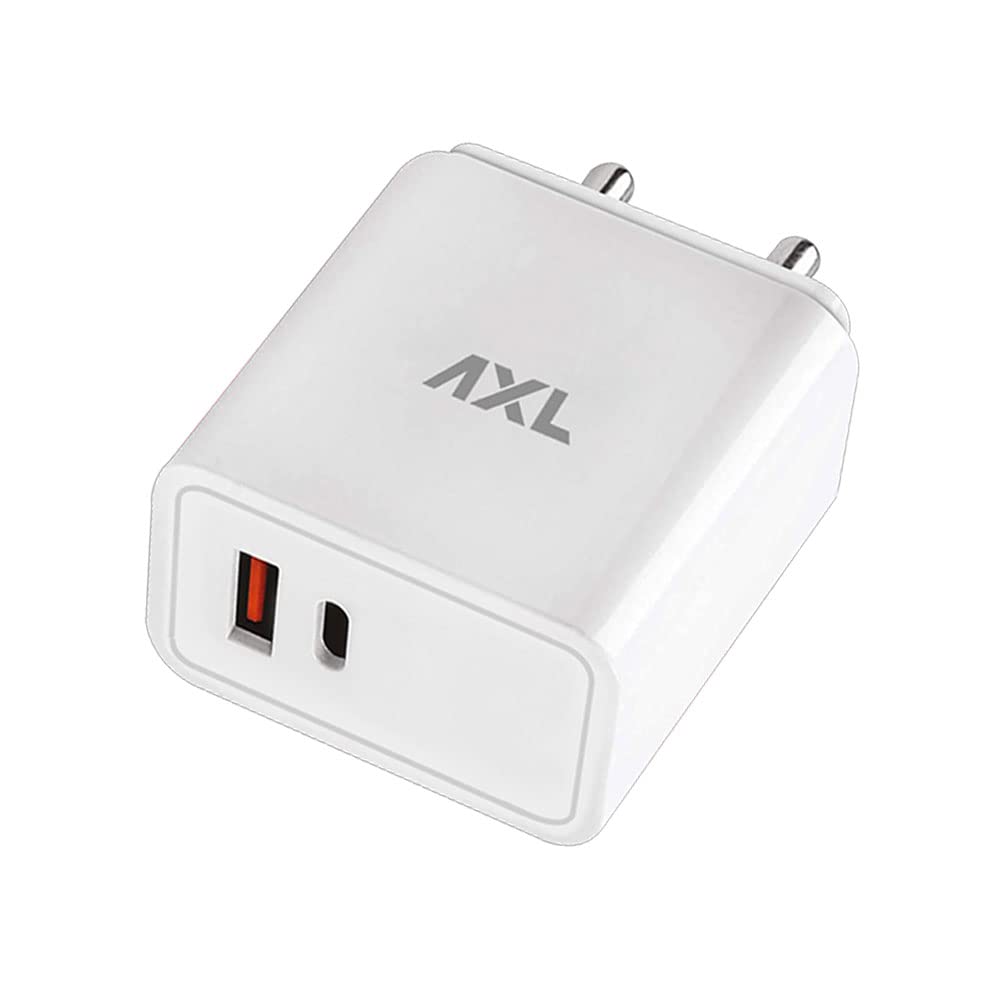 AXL 20W PD+QC Wall Charger, Quick Charger USB 3.0A USB Port + PD Output for All iOS & Android Devices Power Delivery 3.0, Fast Charging for iOS/Android, White (B09YYQZ238) Amazon Price History, Amazon Price Tracker
