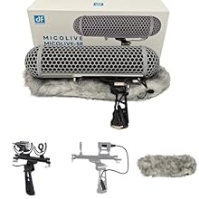 [Advanced Wind Protection]:The MICOLIVE-SE BLIMP features a robust cage, windshield, and an upgraded dual shock mount suspension system. This combination provides exceptional wind noise reduction, ideal for outdoor recording sessions with shotgun mic...