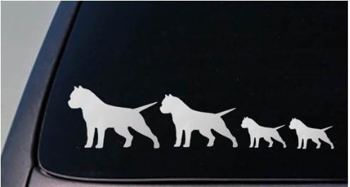 EZ-STIK Pit Bull Family 85 Sticker Decal Vinyl CAR American Bully APBT AMSTAFFD626