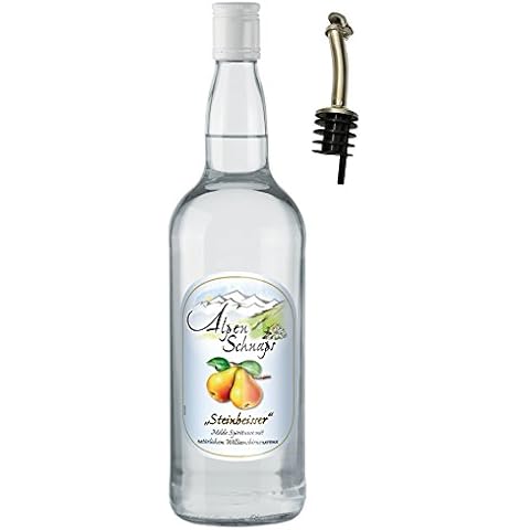 Alpenschnaps Steinbeisser Williamsbirne 1,0 Liter Cover