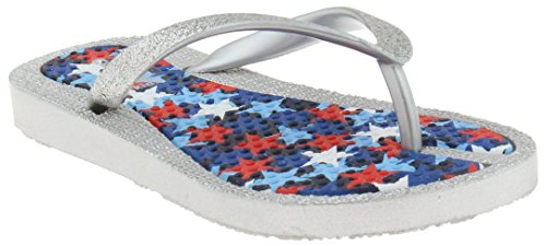 Capelli New York Girls Flip Flops Faux Leather Thong2