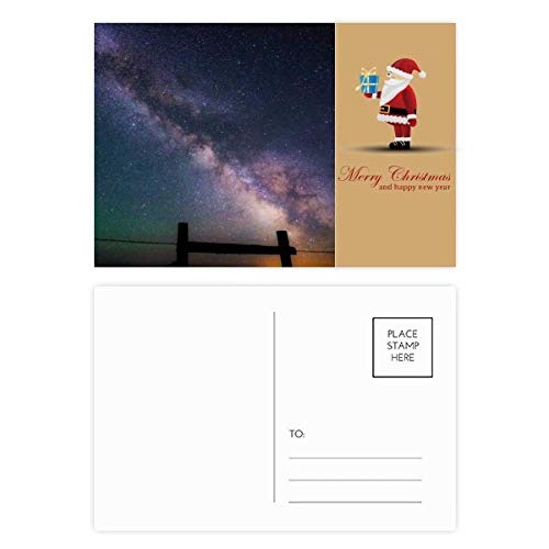 Cartes postales étoiles foncées et roses lot de 20 papeterie correspondance vœux