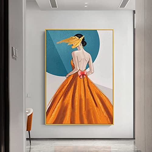 Art mural moderne abstrait pour habiller un grand mur vide