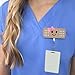 Badge Reel Bandaid Nurse Doctor Name Tag Holder with Clip