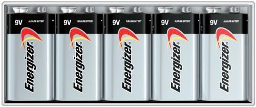 Energizer MAX 9V Alkaline Batteries, 5-Count