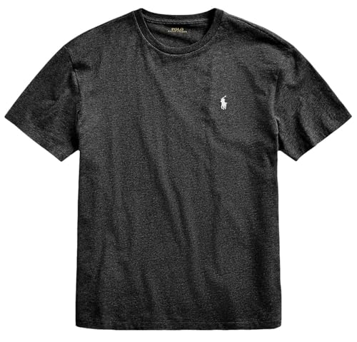 Image of Polo Ralph Lauren Men's Cotton Crew Neck T-Shirt (XXL, NewBlackHtr)