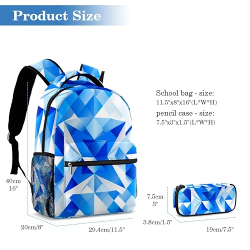 Cartables de grande capacité finis les cahiers cornés dans le sac avec cette trousse - 2