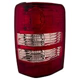 HEADLIGHTSDEPOT Tail Light Compatible With Jeep Liberty 08-12 Right Passenger Side Halogen Tail Lamp