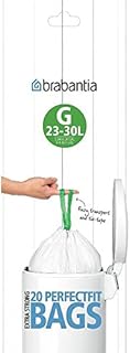 6 x Brabantia Bin Liner G, 23-30 Litre - 20 Bags