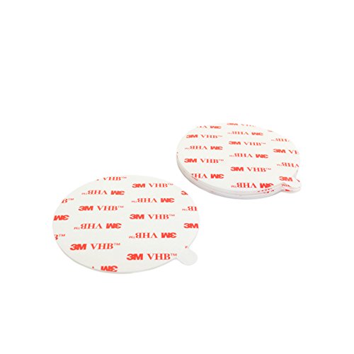 Preisvergleich Produktbild DonDo 3M 4952P doppelseitiges Klebeband für niederenergetische Oberflächen - Befestigung ohne Bohren 5 Stück Durchmesser 70mm