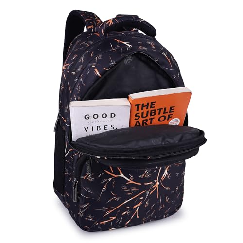 Image of Half Moon Wild Class 5-12 School Bag for Boys Girls Man Woman | Laptop Bagpack Back pack for Men Women | 3 Zips Stylish And Trendy College Bags for Students
