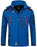 💯 { PERFEKT FÜR OUTDOOR-AKTIVITÄTEN } : TECHNO Geographical Norway wird Sie bei all Ihren Outdoor-Aktivitäten begleiten! Ob Wandern, Jagen, Camping, Klettern, Angeln, Trekking, Radfahren, Airsoft, Skifahren, Snowboarden oder jede andere Art von Outdoor-Sport, unsere Softshell-Jacke wird Ihre Bedürfnisse erfüllen. Sie ist leicht, warm, schützt Sie vor Kälte und Regen und ermöglicht Ihnen eine ideale Flexibilität bei Ihren Bewegungen.