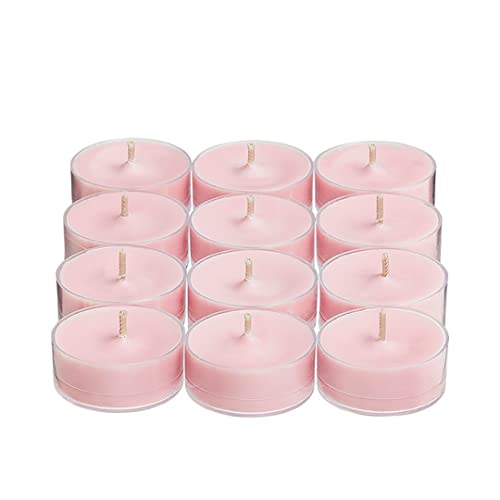Partylite Tealight Candles, Fragranced Colored Wax With Clear Container cover