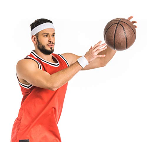 Unique Sports Team Headbands (Pack of 12), Blue - Thumbnail 3