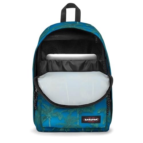 Image of EASTPAK Out Of Office - 31L Backpack with Dual Compartments, 14-inch Laptop Tablet Sleeve, Utility Pocket, Bottle Holder, Brize Tree Navy