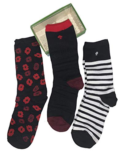 Kate Spade New York Womens 3-Pack Trouser Socks One Size Gift Box