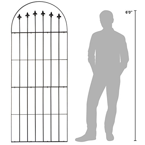 H Potter Trellis Garden For Climbing Plants Wrought Iron Metal Weather Resistant Deck Patio Wall Art Model Gar526 #TOP3