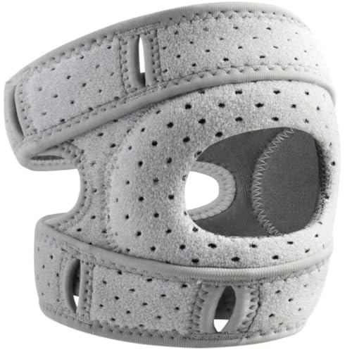 Knee Brace for Women Men Adjustable Knee Support with Side Stabilizers, Patella Gel Pads & Upgraded Silicone Anti-Slip Strip -Patella Knee Brace for Meniscus Tear, Knee Pain, Arthritis, Injury Recovery, Running, Workout