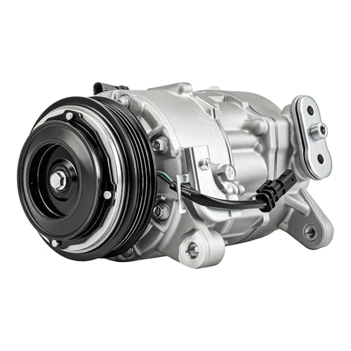 Image of PHILTOP Air Conditioner AC Compressor w /Clutch for Chevy Silverado 1500 /Sierra 1500 2019-2023 4.3L /5.3L /6.2L,Tahoe /Yukon /Yukon XL 2021-2023 5.3L /6.2L,Silverado 2500 HD 2020-2022 6.6L,Escalade 21-22