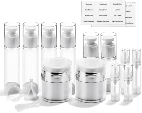 18 Pack Bubimon Airless Pump Jars,... 18 Pack Bubimon Airless Pump Jars,...