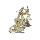 パルナートポック Palnart Poc 『 オールト イヤカフリング (片耳) 』 アクセサリー カワイイ 個性的 かわいい ジュエリー 鳥 鳩 ハト Brough Superior ブラフシューペリア
