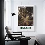sinyumoney The Dark Hedges Leinwandposter, Wandbilder, 