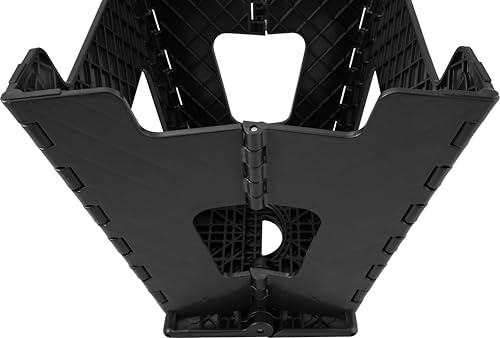 Vonder, Banqueta Plástica Dobrável, Preta, Altura 360 Mm