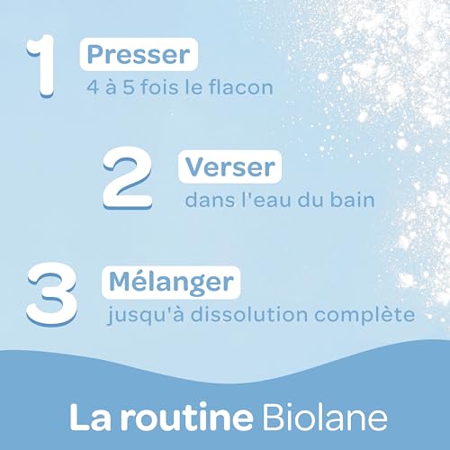 BIOLANE - Poudre de bain adoucissante - Bain bebe - Protège et Apaise - 100% d'Origine Naturelle - 75g - Dès la naissance - Fabriqué en France – Image 5