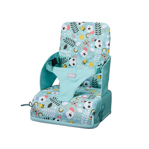 Nuby Asiento Elevador | Fácil de guardar en una bolsa | Espuma | Impermeable | A partir de 6 meses