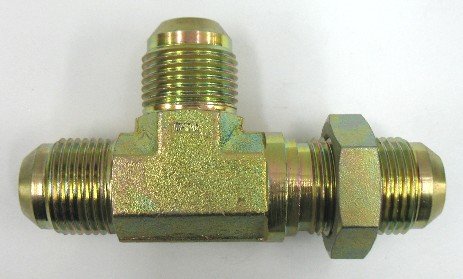 AF C5726-06-06-06 - 3/8 Male JIC (9/16''-18 Threads) - Bulkhead Run Tee