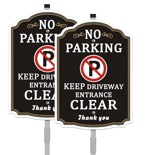 Phyabe Paquete de 2 letreros transparentes con estaca, de metal de aluminio, 70 cm de longitud total, resistentes a la intemperie