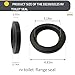33239 RV Closet Flange Seal , replacement for Thetford RV toilet seal, suitable for standard 3 inch waste Hole, compatible with Aqua Magic V, Bravura, Galaxy, and Starlite, for camper trailer toilets