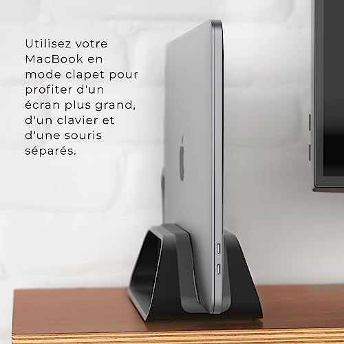 Support en aluminium pour MacBook Pro et Air avec inserts interchangeables - 5