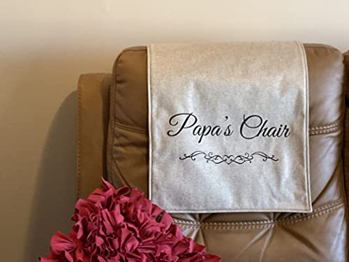 Headrest Cover For Furniture Slipcover Furniture Protectors Papa’s Chair Sofas Loveseats Recliner Chairs Office Chair Theater Chairs Family Room Dining Room Home Decoration Reversible Cloth #TOP1