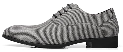 Image of Men's Fashion Casual Oxford Shoes Lace-up Formal Sneakers