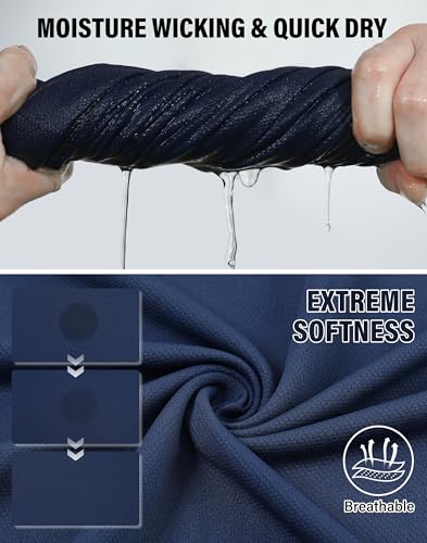 Pioneer Camp Men's Golf Shirt UPF 50+ Quick Dry Polo Shirts Short Sleeve Moisture Wicking Performance Tees Collar Work Shirts