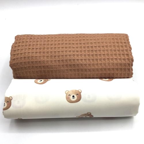 Tissu en piqué gaufré et coton pour décorer la chambre de bébé avec style