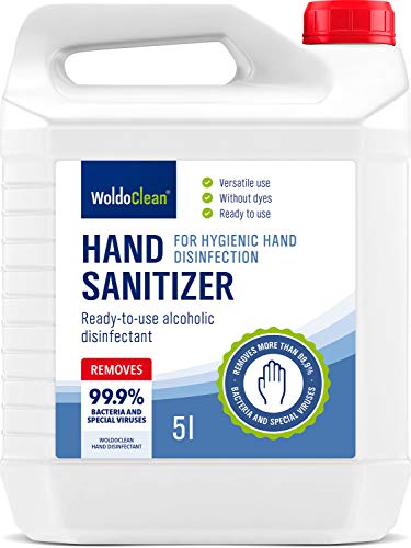 Hand Sanitiser Alcohol Liquid Over 90% Disinfectant - 5 Liter