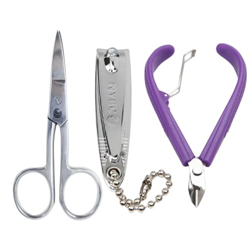 Tesouras e acessórios para unhas e cutículas, Alicate de Cutícula Rosa, Tesoura para Unhas e Cortado