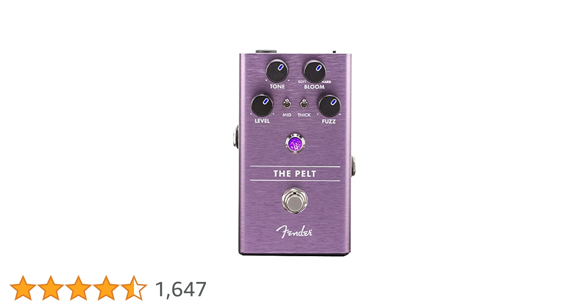 フェンダー ファズ エフェクター fuzz the pelt Amazon | Fender エフェクター The Pelt Fuzz | ワウ | 楽器