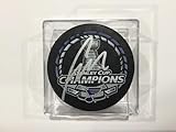 Craig Berube Signed Autographed 2019 Stanley Cup s Puck Autographed b - Autographed NHL Pucks