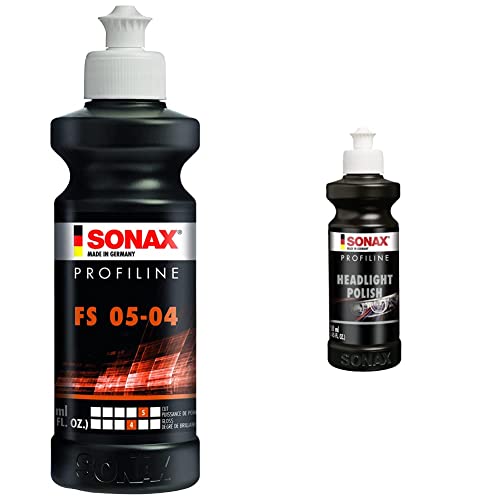 Pâte abrasive pour phares SONAX et polish anti-rayures pour vernis
