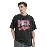 Unisex Scott Rapper Music Travis T-Shirt Baumwolle T-Shirt Antik Waschverfahren Abgesenkte Schulter Kurzarm für Büro Wochenenden und sportliche Aktivitäten