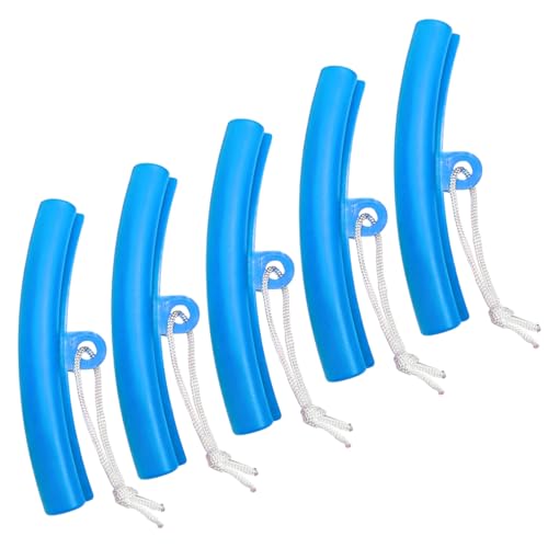 Image of KVAEY 5 PCS Car Tire Changing Rim Protector, Flexible Anti-Scratch Fixing Tyre Rim Protective Cover, Perfect Arc Fit Wheel Changing Rim Edge Savers for Cars SUVs Motorcycle (Blue)