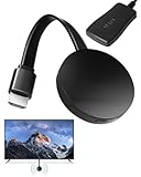 Prise en charge multiplateforme avec utilisation Plug & Play : compatible avec Android, iOS, Windows et Mac OS, cette alternative Chromecast se connecte instantanément, aucune application, appairage WiFi ou Bluetooth nécessaire. Il suffit de le brancher et de mettre en miroir le contenu des téléphones, tablettes ou ordinateurs portables.