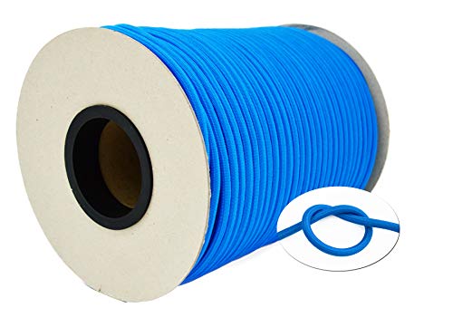 Roban Fashion Blau Expanderseil 8mm 40meter Spanngummi Planenseil Gummiseil Gummischnur Gummileine Spannseil Seil Plane (8mm,40m) Cover