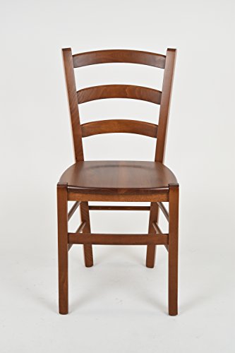 Miniatura 3 de T M C S Tommychairs - Set 4 Sillas Venice Para Cocina Y Comedor, Estructura En Madera De Haya Color Nuez Claro Y Asiento En Madera