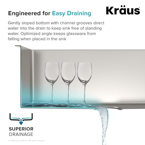 image for Kraus KHU110-27 Standart PRO 27-inch 16 Gauge Undermount Single Bowl S