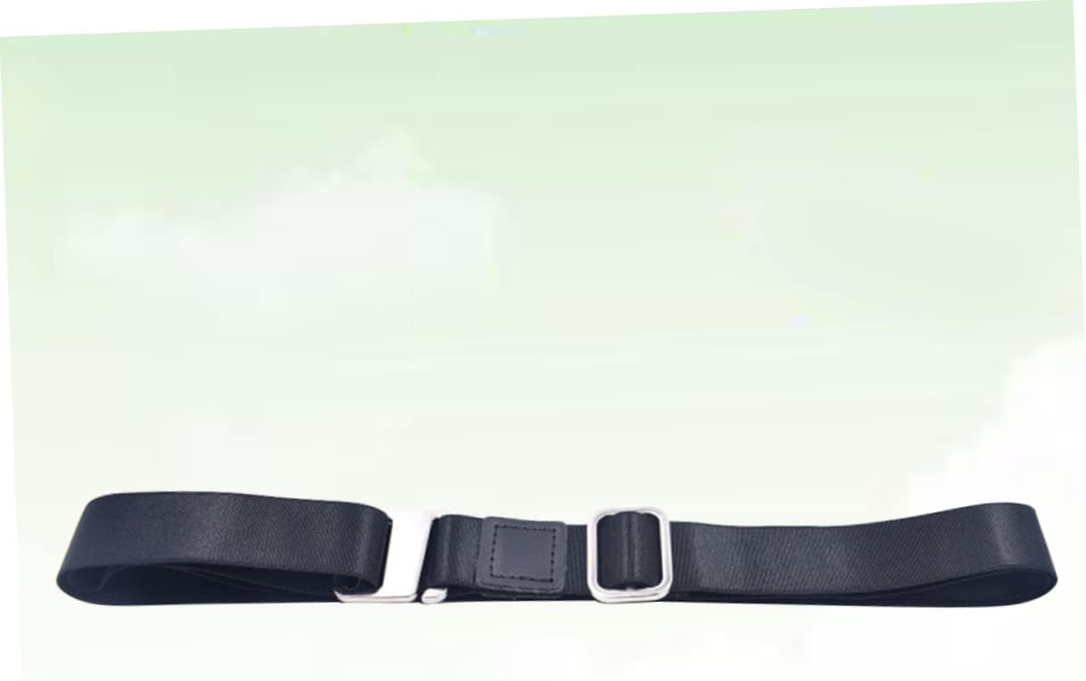 Adjustable Slip Shirt Stays for Men and Women Elastic Shirt Lock Undergarment Belt Day Black Design