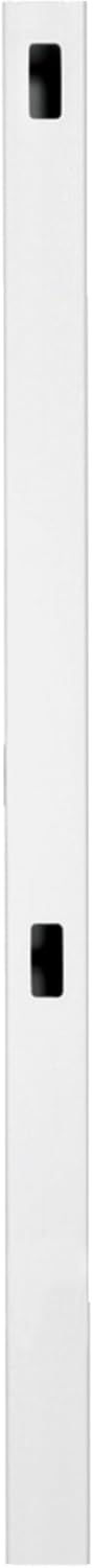 Outdoor Essentials Lafayette 4 in. x 4 in. x 74 in. White Routed End Post